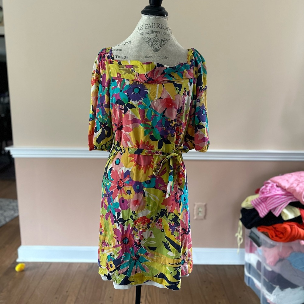Trina Turk Floral Multicolor Dress - 8